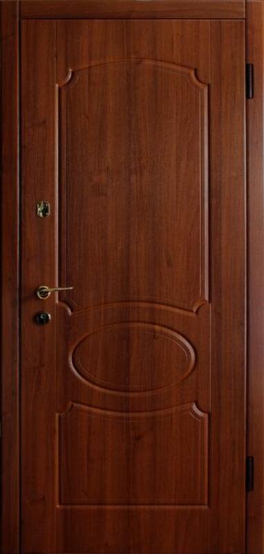  Eshiklar (po'lat)  yarim zirhli  ikki tomonlama shponlangan MDF qoplamasi bilan Chakana savdo