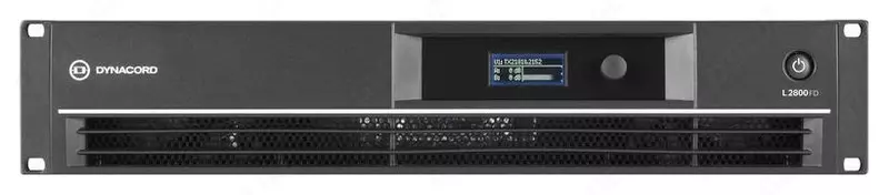 Dynacord L2800FD quvvat kuchaytirgichi, 2 kanal