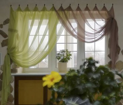 Oshxona uchun pardalar Chakana savdo