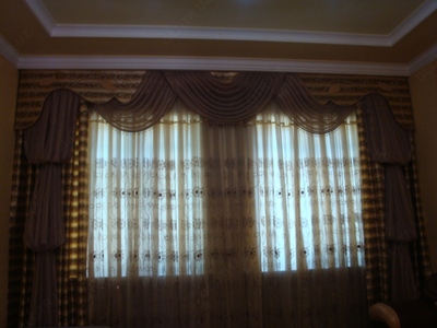 Yashash xonasi uchun pardalar