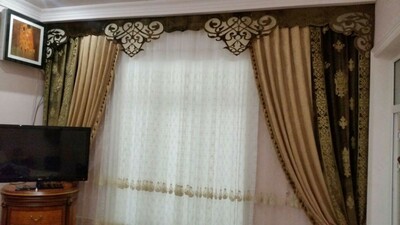 Эксклюзивные японские шторы с вышивкой. Ulgurji va chakana