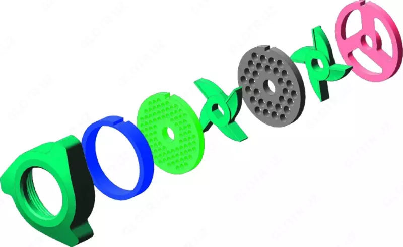 TemQo Мясорубка М-300М/380В с реверсом