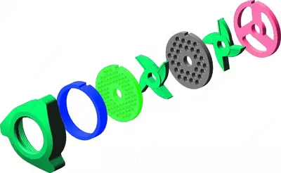 TemQo Мясорубка М-300М/380В с реверсом