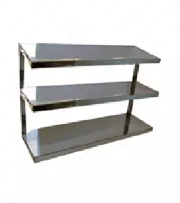 Полка-стеллаж навесная из нержавеющей стали