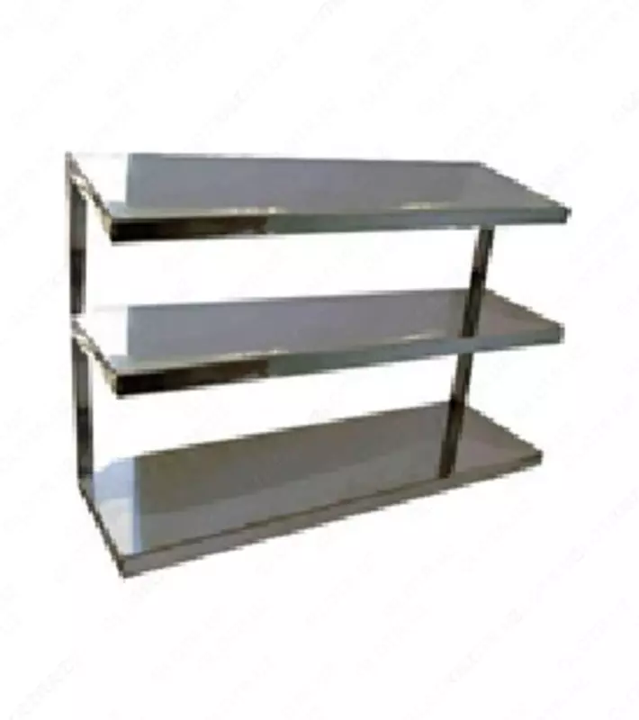 Полка-стеллаж навесная из нержавеющей стали