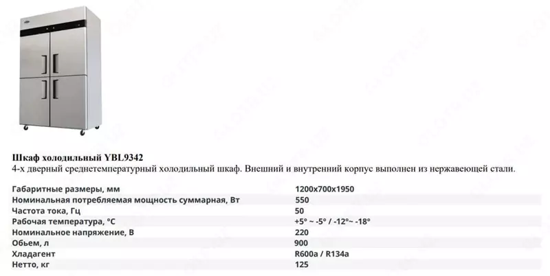 Chill shkafi YBL 9342