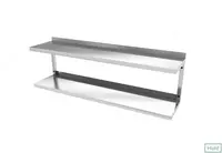 Полка настенная полностью из нержавеющей стали