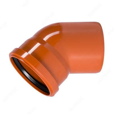 Канализационный полуотвод модели 45* 40 "ASIYA PLAST".