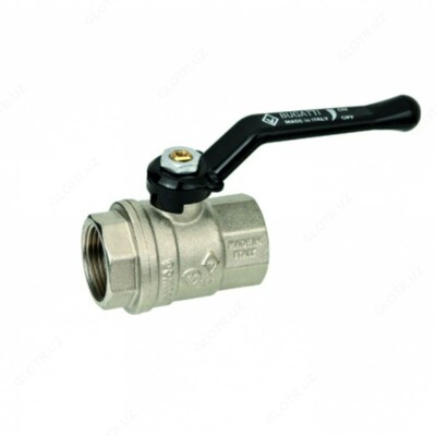 Шаровой металлический кран с ручкой 1нр\вр.