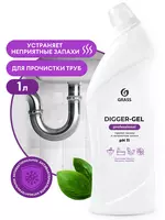 "Digger-gel" Professional Средство щелочное для прочистки канализационных труб 1000 мл х 8 - по запросу