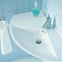  Умывальник угловой с пьедесталом - 