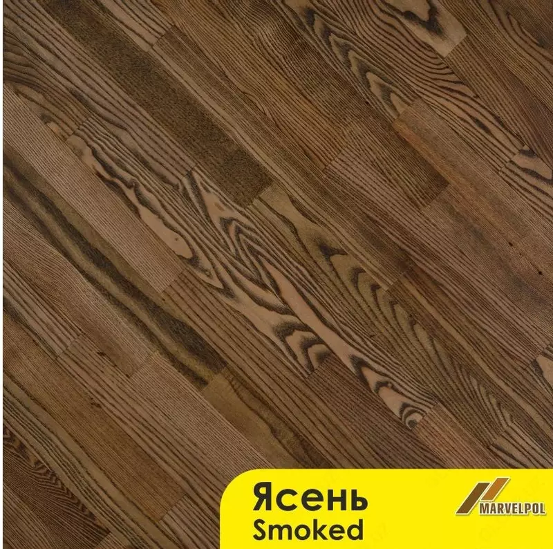 Штучный паркет Ясень Smoked