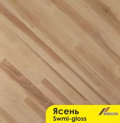 Штучный паркет Ясень Swmi-gloss (арт.001) - Цена по запросу