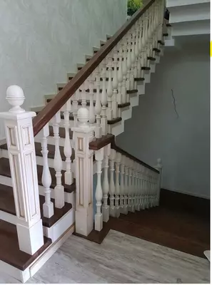 Лестница из массива дерева. Класс "Медиум"