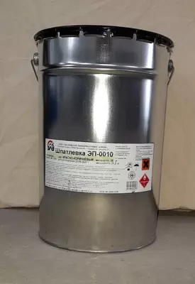 Шпатлёвка ЭП-0010 (красно-коричневая) ГОСТ 28379-89