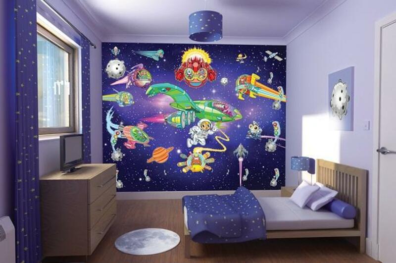 Фотообои и обои в детскую комнату.