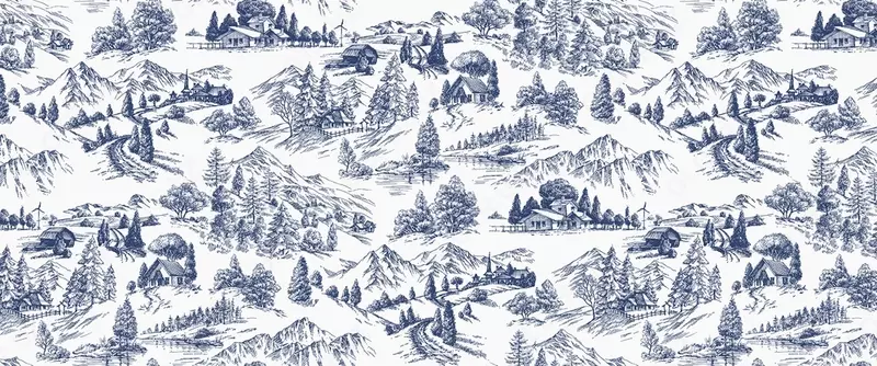 Обои виниловые на флизелиновой основе Village  ROSE (арт-98674)