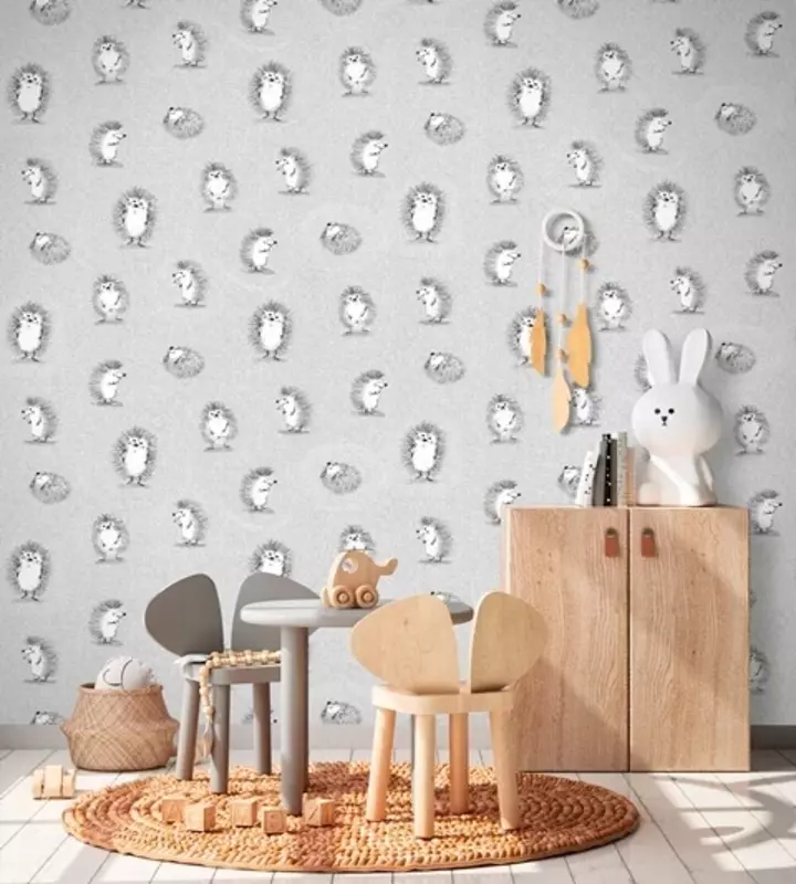 Обои флизелиновые с виниловым покрытием Ateliero Ёжики (арт-88192-15)