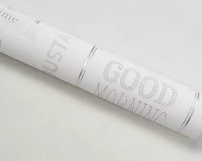 Виниловые обои «Barista» серые, 1.6х10.05 м, Россия