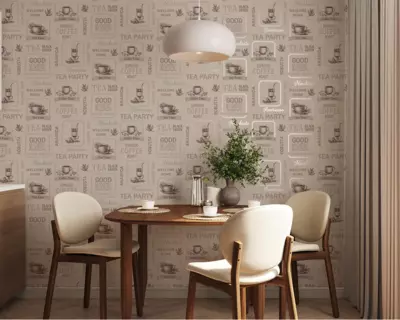 Виниловые обои «Barista» кофейные, 1.6х10.05 м, Россия