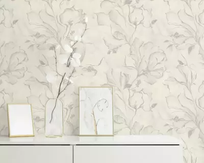 Vinil oboylar flizelin asosida “Moonbloom” och bej rangda, 1.6x10.05 m, Rossiya