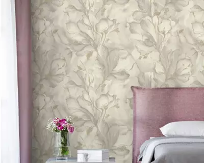 Vinil oboylar flizelin asosida “Moonbloom” pudra rangda, 1.6x10.05 m, Rossiya