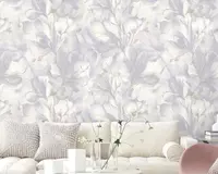 Виниловые обои на флизелиновой основе «Moonbloom» сиреневые