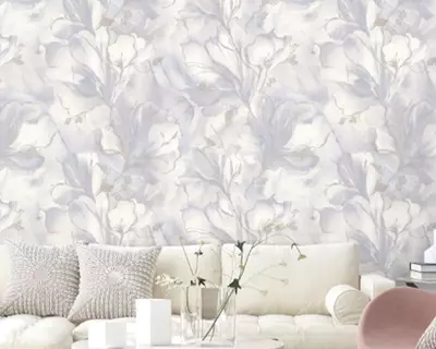 Vinil oboylar flizelin asosida “Moonbloom” binafsha rangda, 1.6x10.05 m, Rossiya