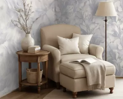 Vinil oboylar flizelin asosida “Moonbloom” binafsha rangda, 1.6x10.05 m, Rossiya