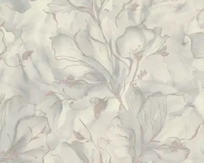 Виниловые обои на флизелиновой основе «Moonbloom» бежевые, 1.6х10.05 м, Россия