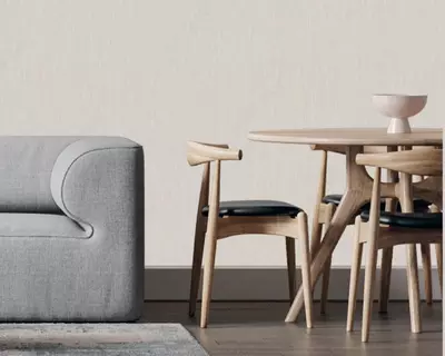 Виниловые обои на флизелиновой основе «Polynezia» темно-бежевые, 1.6х10.05 м, Россия