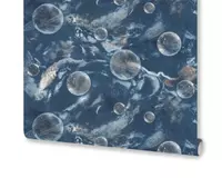 Обои «Monte Solaro Universe» синие