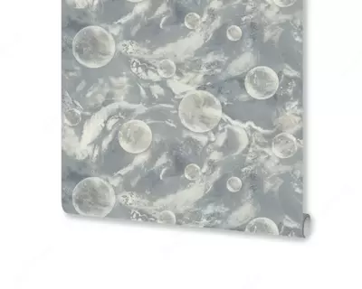 Обои «Monte Solaro Universe» серые, 1.6х10.05 м, Россия