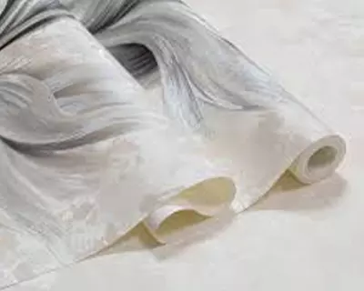 “Bottega” o‘simlik naqshli kulrang oboylar, 1.6x10.05 m, Rossiya