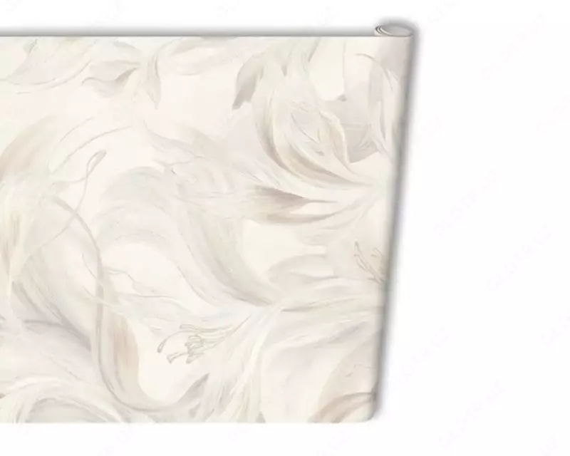 Обои «Боттега» с растительным рисунком светло-коричневые, 1.6х10.05 м, Россия