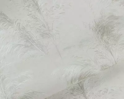 Обои «Кантри» с растительным рисунком светло-серые, 1.6х10.05 м, Россия