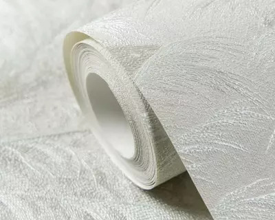 Обои «Кантри» с растительным рисунком светло-серые, 1.6х10.05 м, Россия