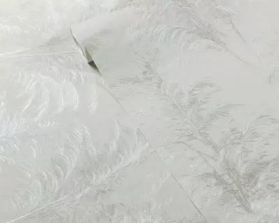 Обои «Кантри» с растительным рисунком светло-серые, 1.6х10.05 м, Россия