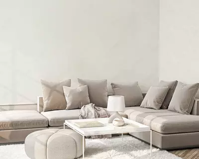 Обои «Торонто» с геометрическим узором кремовые, 1.6х10.05 м, Россия