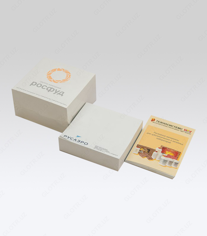 Рекламные кубари 50 листов бумага 80 офсет формат А-6