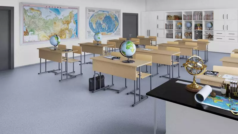 Гомогенный линолеум для больниц