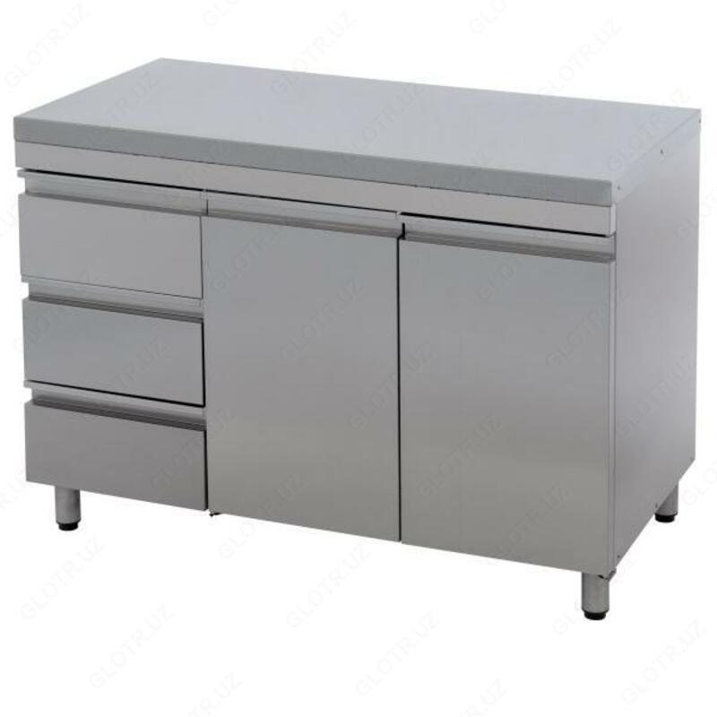 Sandiq va mentli eshiklari bo&#39;lgan tortma stollari