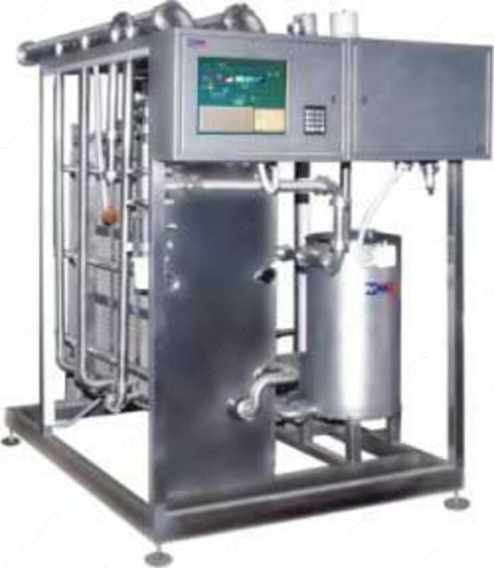 Установки пастеризационно-охладительные четырехсекционные с потреблением пара