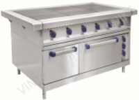 Плита электрическая шестиконфорочная с жарочным шкафом ЭП-6ЖШ-К-2/1 (с конвекцией)