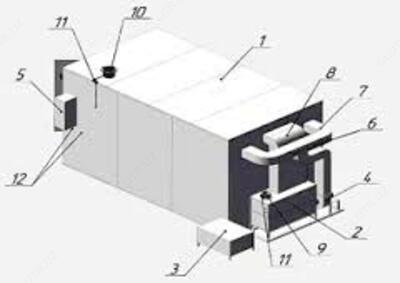 КАМЕРА ДЛЯ ВЯЛЕНИЯ И СУШКИ РЫБЫ  сборно-разборная  с кондиционером (модель КВС)