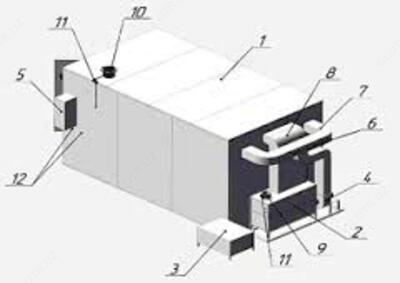 камеры для вяления  сушки и холодного копчения