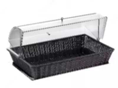 Корзина для хлеба с куполом цвета венге Италия