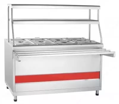 Прилавок мармит ЭМК-70КМ-01 с подогревом полок