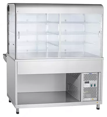 Прилавок-витрина Abat ПВВ(Н)-70КМ-С-01-НШ