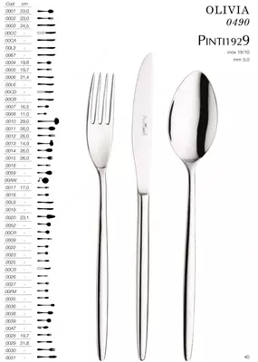 Набор столовых приборов Olivia на 6 персон, 24 предмета Италия